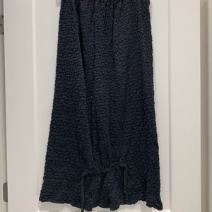 Black Stretchy Maxi Skirt